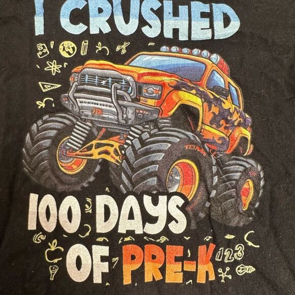 NWT Toddler Boys Set of 3 Graphic Tee Shirts - Black, Blue, Gray - Size 3 - Picture 11 of 13